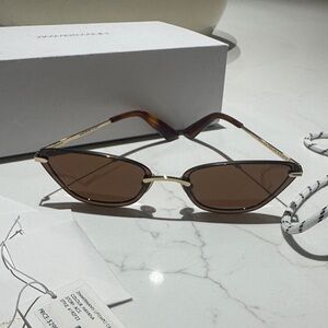 Zimmermann Uptempo Cat eye sunglasses color: havana